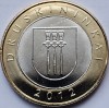 2 Litai 2012 Lituania, Druskininkai, km#184.1, unc-Aunc, Europa