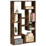 vidaXL Bibliotecă, stejar fumuriu, 72x20x120,5 cm, lemn prelucrat 858160