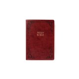 KJV Super Giant Print Reference Bible, Burgundy Leathertouch, Indexed