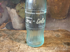 Sticla bautura racoritoare Fru Cola perioada Comunista Fabrica 11 iunie Dej ! foto