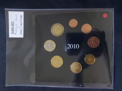 Portugalia 2010 - Set complet de euro bancar de la 1 cent la 2 euro foto