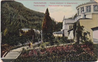 CP Herculane Tribunalul Franz Josef si Baia ND(1918) foto