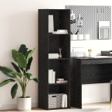 vidaXL Bibliotecă Stejar negru 40 x 30 x 152 cm Lemn compozit