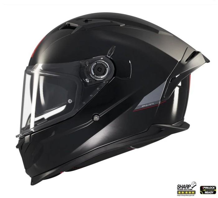 Casca integrala pentru scuter - motocicleta MT Braker SV A1 negru lucios (ochelari soare integrati) &ndash; tip viziera: MT-V-28B &ndash; DKS435 &ndash; punctaj maxim S