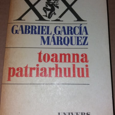 TOAMNA PATRIARHULUI DE GABRIEL GARCIA MARQUEZ TD
