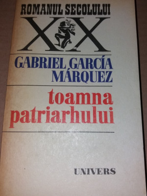 TOAMNA PATRIARHULUI DE GABRIEL GARCIA MARQUEZ TD foto