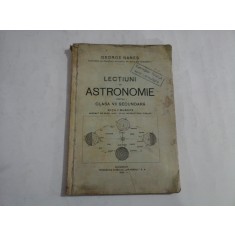 LECTIUNI DE ASTRONOMIE PENTRU CLASA VII SECUNDARA - GEORGE NANES