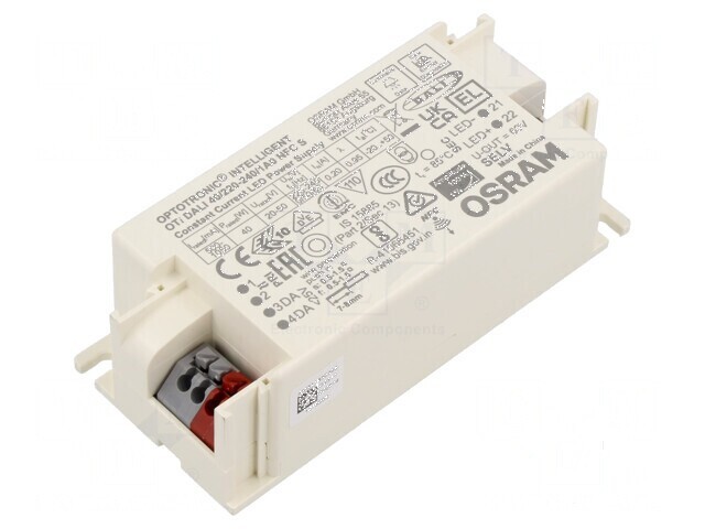 Alimentator pulsatoriu LED 40W 20-50VDC 500mA-1,05A IP20