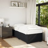 Cumpara ieftin Cadru de pat, negru, 90 x 200 cm, catifea