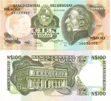 Uruguay 100 Pesos 1987, P-62a, Bancnota UNC - Numismatica