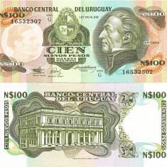 Uruguay 100 Pesos 1987 P-62a UNC