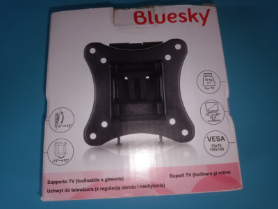 Suport perete TV Mobil 10-26&amp;quot; Bluesky 15Kg Vesa 75x75 100x100 200x100 200x200 foto