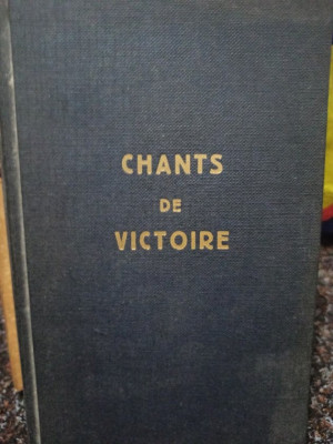 Chants de victoire - Recueil de cantiques (1955) foto