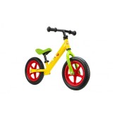 Bicicleta fara pedale Pegas Metal, Seven-WTP, Galben/Verde