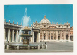 FA57-Carte Postala- ITALIA - Roma, Basilica di S.Pietro, circulata 1969, Fotografie