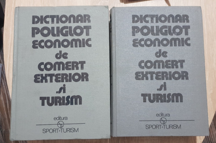 Dicționar poliglot economic, de comerț exterior și turism (2 volume)