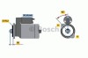 Starter VW BORA Combi (1J6) (1999 - 2005) BOSCH 0 986 016 980