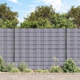 Gossi benzi de intimitate pvc 140x0,19 m gri deschis mat
