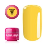 Gel UV Silcare Base One Neon - Dark Yellow 09, 5g