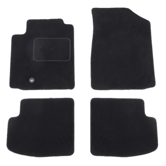 Set covorase auto mocheta Velor TOYOTA YARIS (XP10), 04.1999-01.2006 modele cu 3 usi, negru,