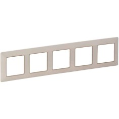 Rama ornament 5 posturi Legrand Valena Life ivoar auriu 754065