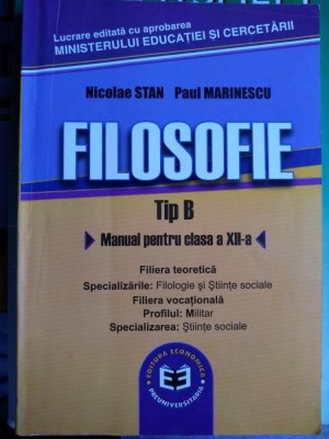 Filosofie pentru clasa a XII-a foto