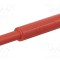 Conector banană 4mm roșu aurit 32A 1kV ST&Auml;UBLI lipit