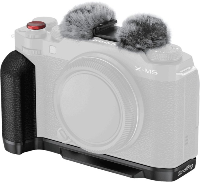 SmallRig 4876 L-Shape Mount Plate with Silicone Handle for FUJIFILM X-M5 Black