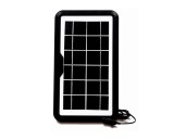 Panou Solar Portabil 15W, Incarcare USB, Multi-Conectori (Mini/Micro/Type-C/Jack), Ideal Gadgeturi, Telefoane, Lanterne, 36x25cm