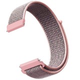 Curea material textil, compatibila cu Garmin Vivoactive 4, Telescoape QR, 22mm, Light Pink