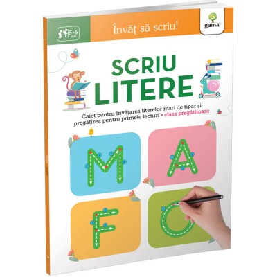 Scriu litere 5-6 ani. Invat sa scriu! foto