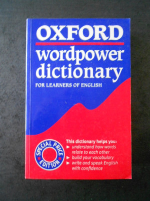 SALLY WEHMEIER - OXFORD WORDPOWER DICTIONARY foto