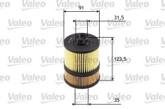 VALEO 586549 Filtru ulei