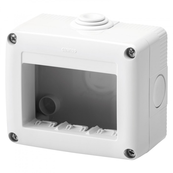 Doza PT 3M IP40 Gewiss System Gri GW27003