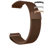 Curea tip Milanese Loop, compatibila Huawei Watch Fit 2, cu adaptor dedicat, Coffee