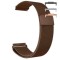 Curea tip Milanese Loop, compatibila Huawei Watch Fit 2, cu adaptor dedicat, Coffee