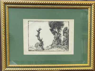 Stefan Popescu (1872-1948) - Xilogravura foto
