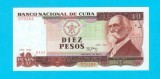 Bancnotă Cuba (pick 109) 10 Pesos 1991 aUNC serie: DA04 570383