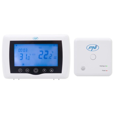 Aproape nou: Termostat inteligent PNI CT360 PRO fara fir, cu WiFi, control prin Int foto