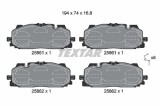 TEXTAR 2586101 set placute frana,frana disc