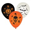 Set Baloane Halloween, Multicolor, Latex, 30cm, 8 Bucăți, Oem