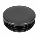 Capac plastic pentru teava rotunda, diametru 60 mm, negru, pentru gard