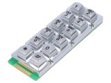 Tastatură Metalică 12 Butoane Rezistentă la Apă