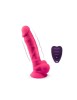 Vibrator Realist Silexd Remote Control, 10 Moduri Vibratii, Silicon, USB, Roz, 20 cm