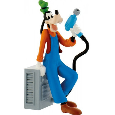 Figurina Goofy mecanic Minnie si Mickey Mouse Bullyland foto