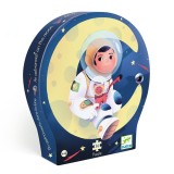 Puzzle Astronaut pe luna 36 piese Djeco