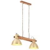 Cumpara ieftin Lampa suspendata industriala, 25 W, aramiu, 109 cm, E27
