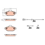 Placute frana Fiat 500 (312) 07.07-, Fata, TRW