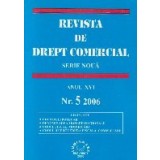 Revista de Drept Comercial, Anul XVI, Nr. 5/2006