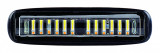 Proiector LED GD62424NLF 24W 30&deg; 12-24V lumina alba + portocalie si functie stroboscopica, Palmonix